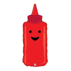 BALLON METALLIQUE KETCHUP 89 CM