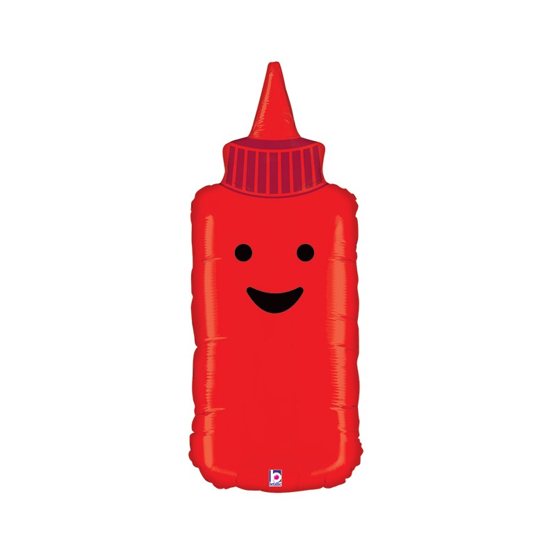 BALLON METALLIQUE KETCHUP 89 CM