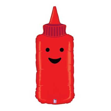 BALLON METALLIQUE KETCHUP 89 CM