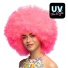 PERRUQUE SUGAR AFRO BOUCLEE ROSE FLUO