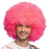 PERRUQUE SUGAR AFRO BOUCLEE ROSE FLUO