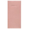12 SERVIETTES PORTE COUVERT ETERNITY AIRLAID VIEUX ROSE OU ROSE GOLD 40 X 40 CM