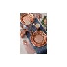 12 SERVIETTES PORTE COUVERT ETERNITY AIRLAID VIEUX ROSE OU ROSE GOLD 40 X 40 CM