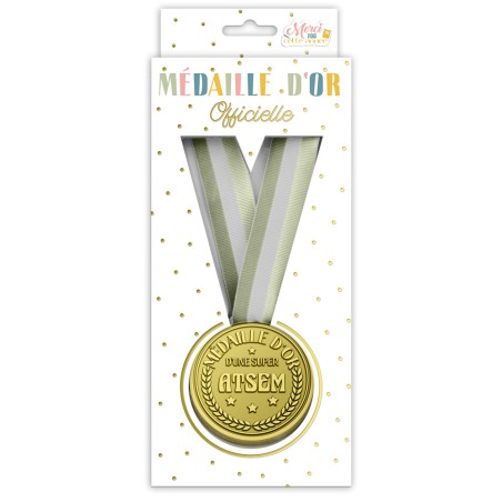 MEDAILLE D'OR D'UNE SUPER ATSEM