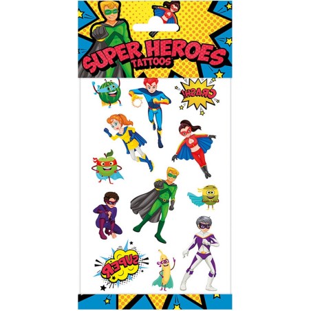 TATTOOS SUPER HEROS