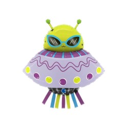 BALLON METALLIQUE ADORABLE ALIEN EXTRA TERRESTRE 74 CM