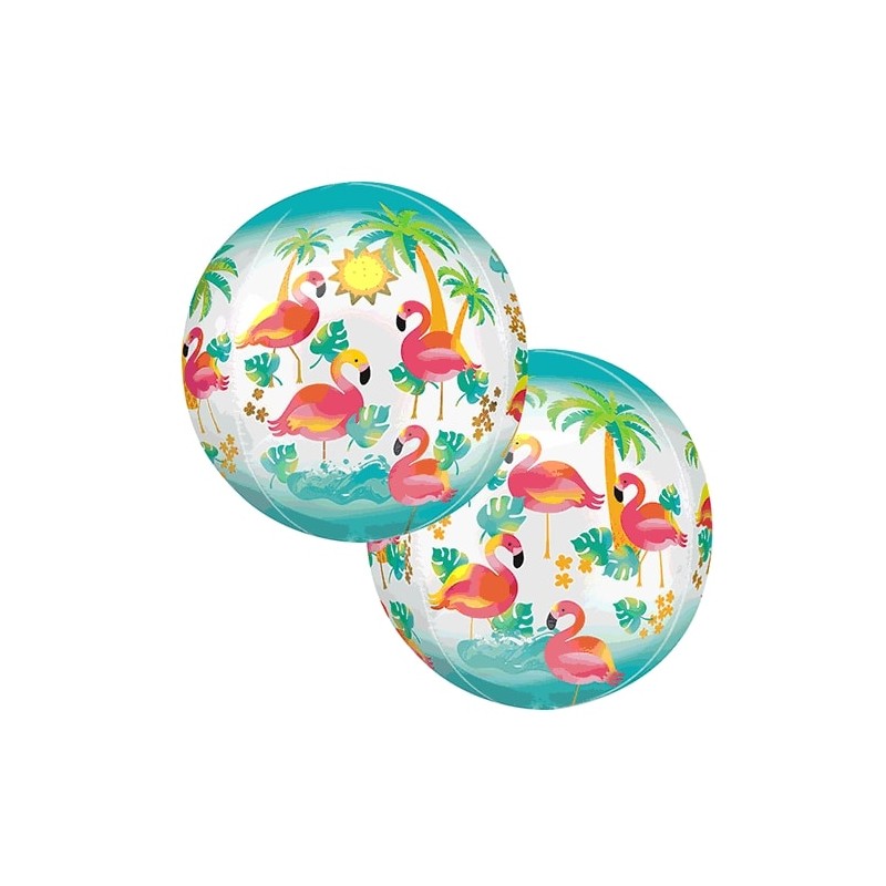 BALLON METALLIQUE ORBZ FLAMANT ROSE 38 X 40 CM BALLON METALLIQUE ORBZ FLAMANT ROSE 38 X 40 CM