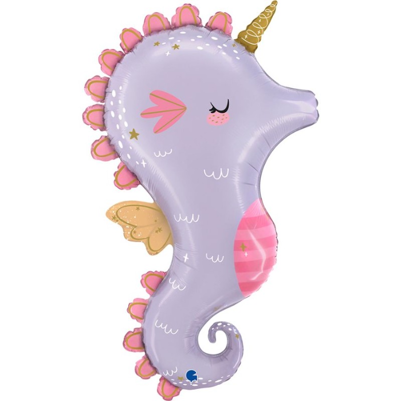 BALLON METALLIQUE HIPPOCAMPE 91 CM BALLON METALLIQUE HIPPOCAMPE 91 CM