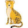 BALLON METALLIQUE LEOPARD  127 CM
