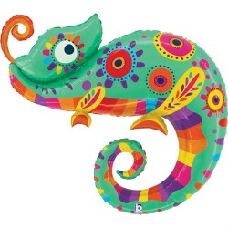 BALLON METALLIQUE CAMELEON 99 CM 