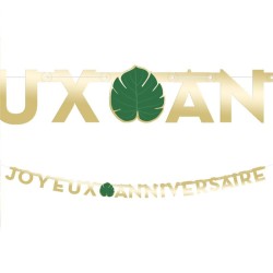 GURILANDE JOYEUX ANNIVERSAIRE  TROPICAL 3 METRES 