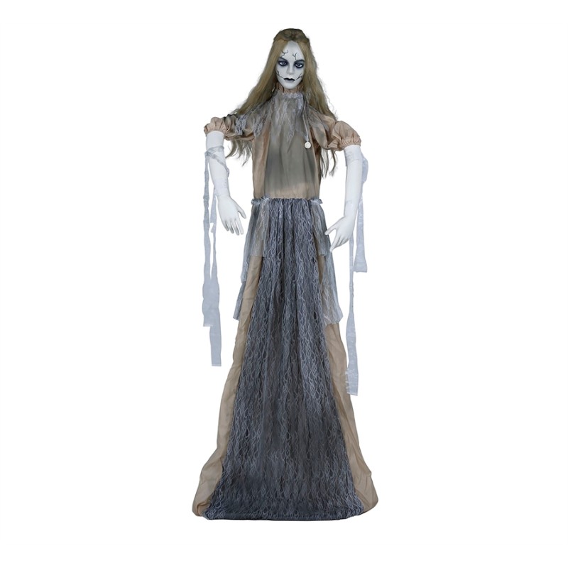 DECORATION FEMME GHOST SUR PIED SON ET MOUVEMENT 195 CM DECORATION FEMME GHOST SUR PIED SON ET MOUVEMENT 195 CM