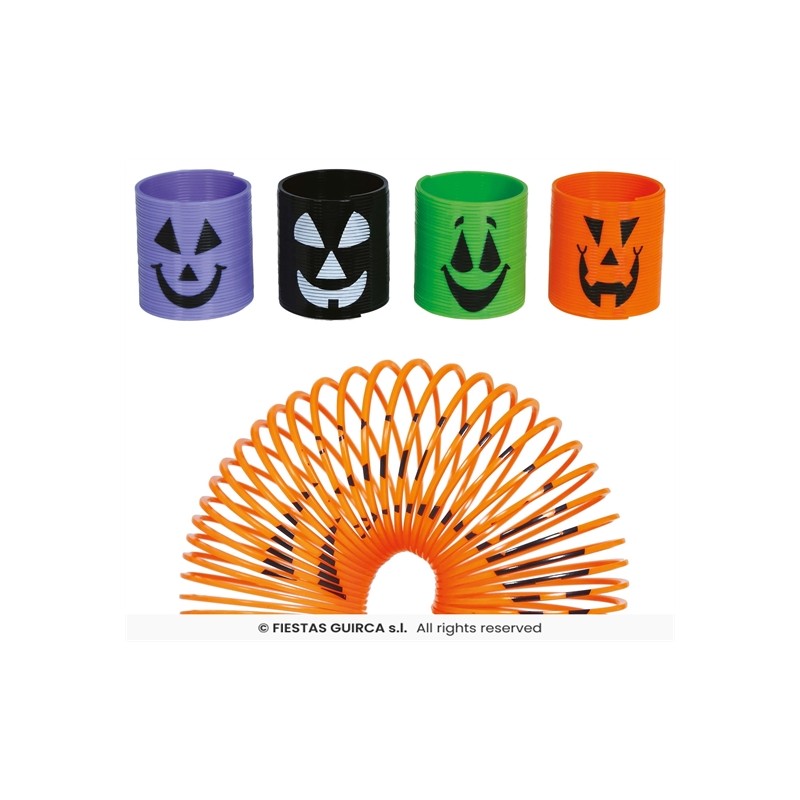 12 RESSORTS COULEURS HALLOWEEN JOUET A PINATA 12 RESSORTS COULEURS HALLOWEEN JOUET A PINATA