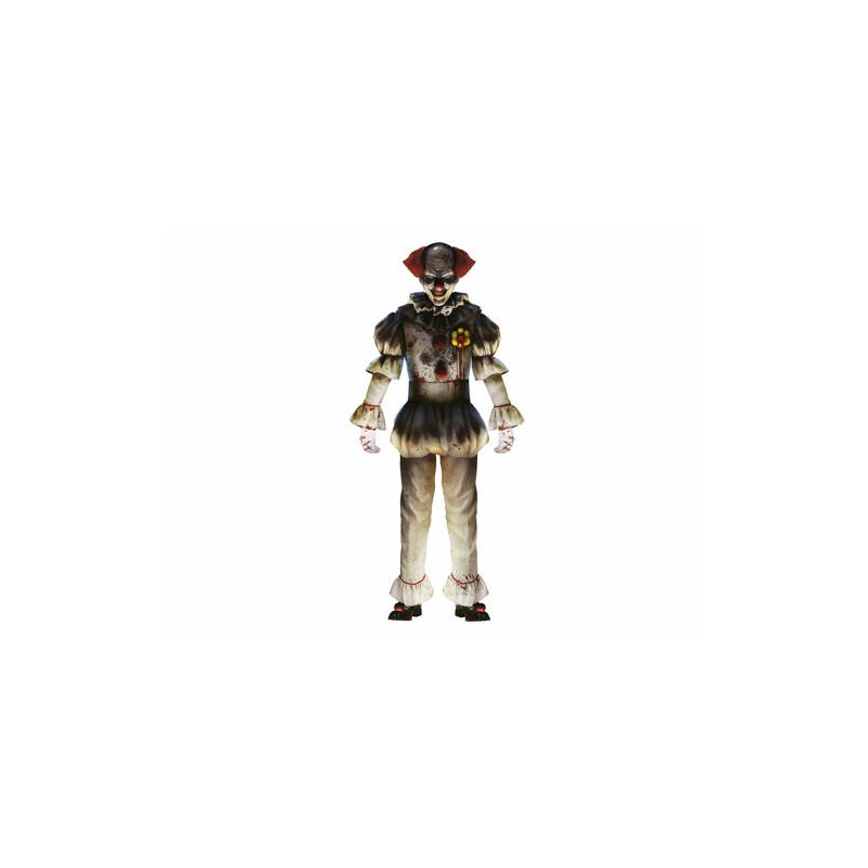 DECORATION DE MUR CLOWN TUEUR 180 CM DECORATION DE MUR CLOWN TUEUR 180 CM
