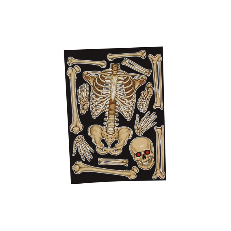 AUTOCOLANT HALLOWEEN SQUELETTE AUTOCOLANT HALLOWEEN SQUELETTE