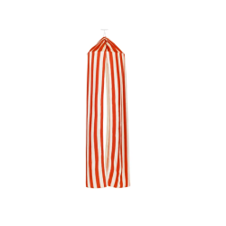 DECORATION TENTE CIRQUE ROUGE ET BLANC 232 CM H