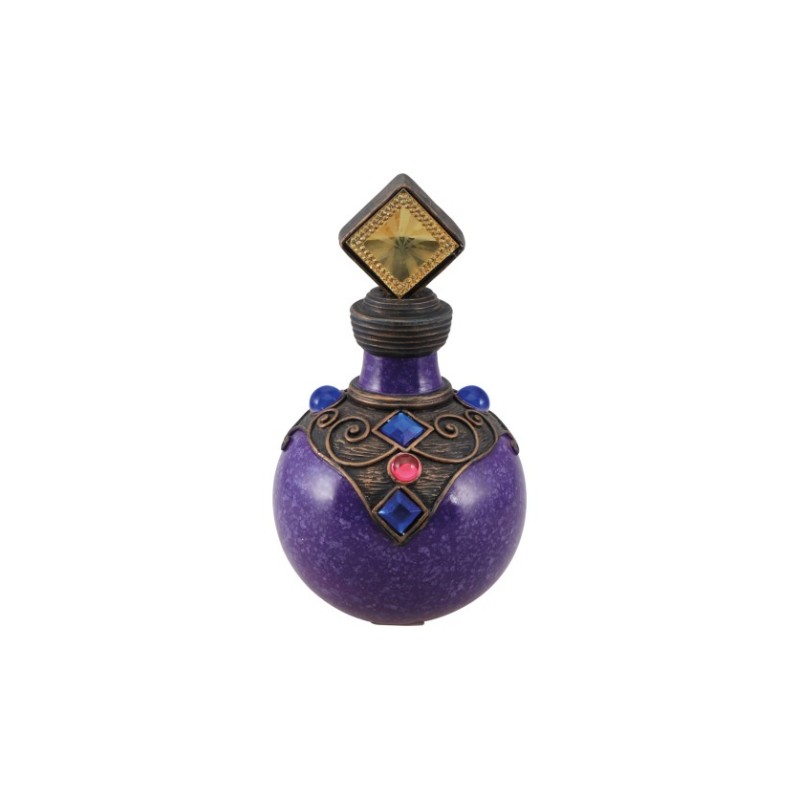 FLACON POLYRESINE POTION VIOLET DIA 9.5CM X 16.5CM FLACON POLYRESINE POTION VIOLET DIA 9.5CM X 16.5CM