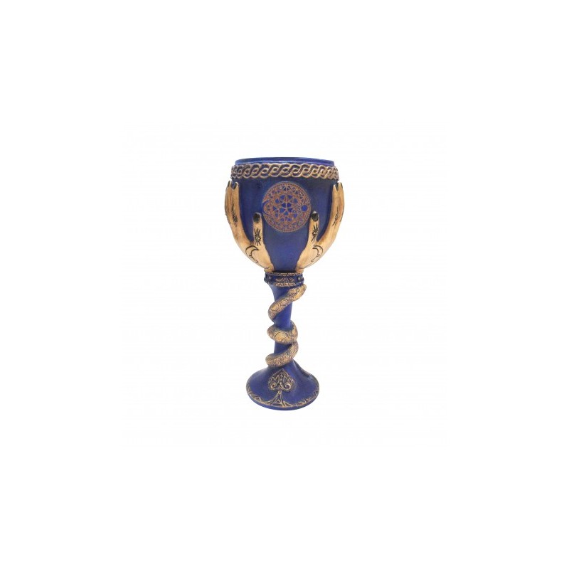 CALICE RESINE MAGIE NOIRE 7.5CM X 7.5CM X 19CM CALICE RESINE MAGIE NOIRE 7.5CM X 7.5CM X 19CM