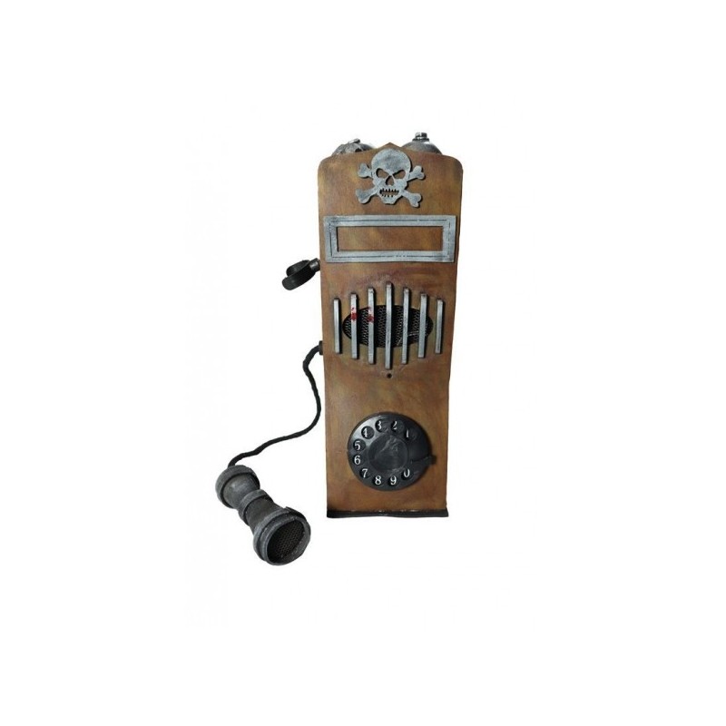 TELEPHONE DECORATION HALLOWEEN SON ET LUMIERE 34 X12 CM TELEPHONE DECORATION HALLOWEEN SON ET LUMIERE 34 X12 CM