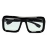 LUNETTES NOIRES CARREES EPAISSES LA HAUT