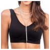 COLLIER 4 RANGS STRASS ARGENT
