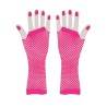MITAINES RESILLES LONGUES ROSE FLUO