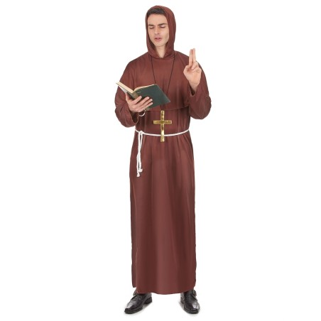 DEGUISEMENT MOINE MARRON OU BRUN TAILLE UNIQUE