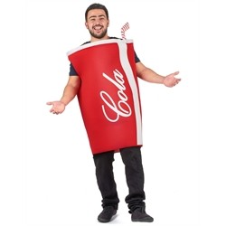 DEGUISEMENT VERRE DE COCA TAILLE UNIQUE