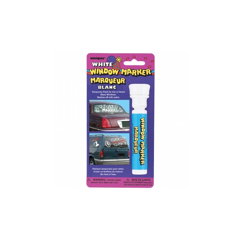 MARQUEUR BLANC POUR VITRE 