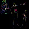 48 ACCESSOIRES  FLUO GLOW STICK COSTUME