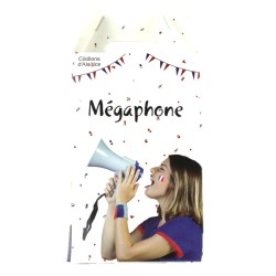 MEGAPHONE 16 CM SUPPORTER FRANCE