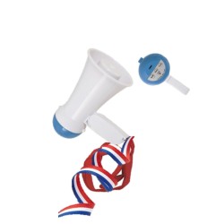 MEGAPHONE 16 CM SUPPORTER FRANCE