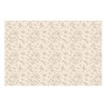 NAPPE POLY COTON HYDROPHOBE BEIGE AVEC FLEURS 120 X 180 CM