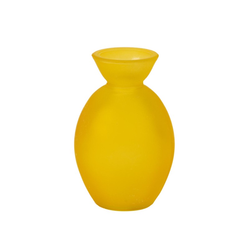 VASE NOAM JAUNE CITRON 7 X 10.5 CM 