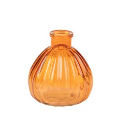 VASE FLORA ORANGE DIA 8 CM  HAUTEUR 9 CM 210 ML