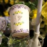 8 GOBELETS DOLCE VITA BLEU ROI , BLANC ET OR + CITRONS 255 ML