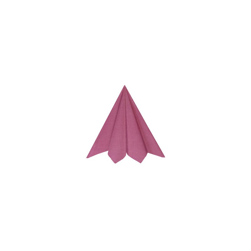 20 SERVIETTES RAINBOW AIRLAID ROSE BONBON  40 X 40 CM 
