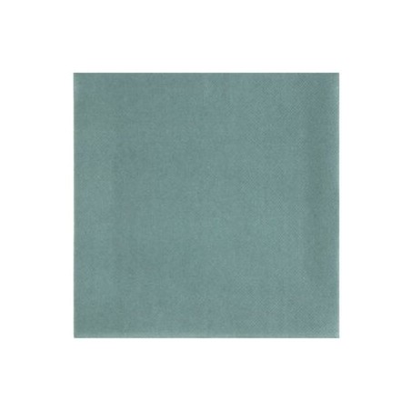 20 SERVIETTES RAINBOW AIRLAID VERT EUCALYPTUS 40 X 40 CM 