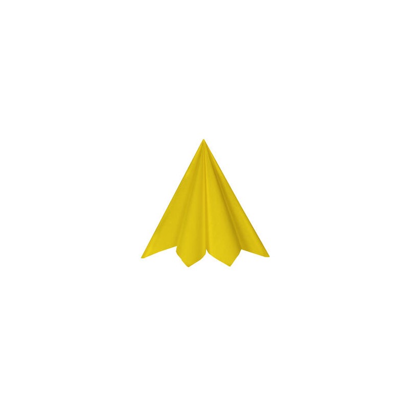 20 SERVIETTES RAINBOW AIRLAID JAUNE  40 X 40 CM 