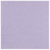25 SERVIETTES PAPIER CRYSTAL LILAS OU PARME COL 16 33 X 33 CM