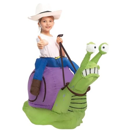 DEGUISEMENT GONFLABLE ESCARGOT TAILLE ENFANT 