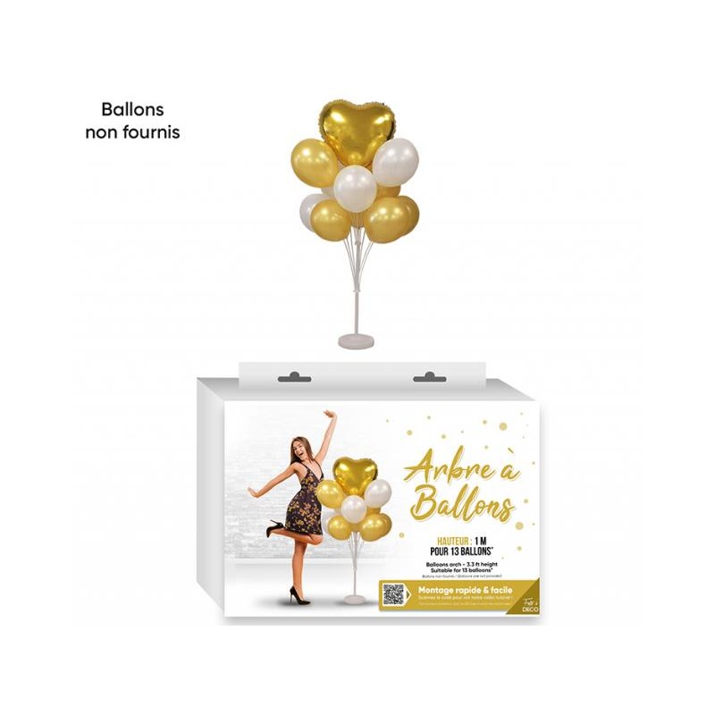 ARBRE COLONNE A BALLONS 100 CM