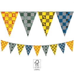 GUIRLANDE FANIONS HARRY POTTER POUDLARD 230 CM 