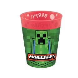 4 GOBELETS REUTILISABLE MINECRAFT 250 ML