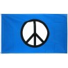 DRAPEAU PEACE BLEU 90 X 150 CM