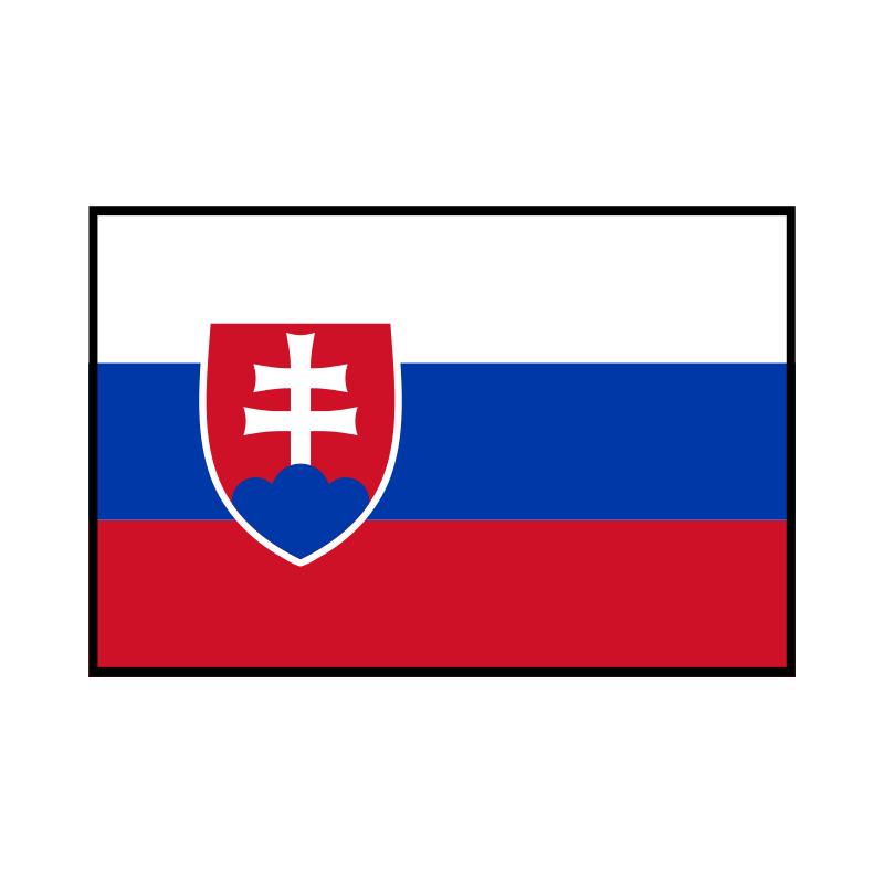 DRAPEAU SLOVAQUIE EN TISSU 60 X 90 CM DRAPEAU SLOVAQUIE EN TISSU 60 X 90 CM