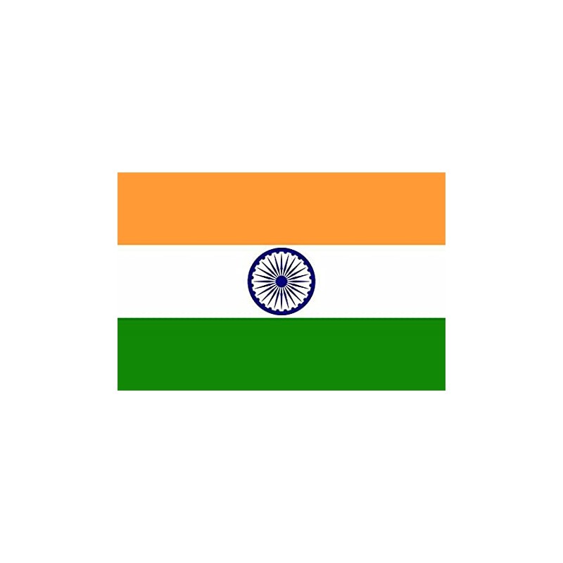 DRAPEAU INDE EN TISSU 90 X 150 CM