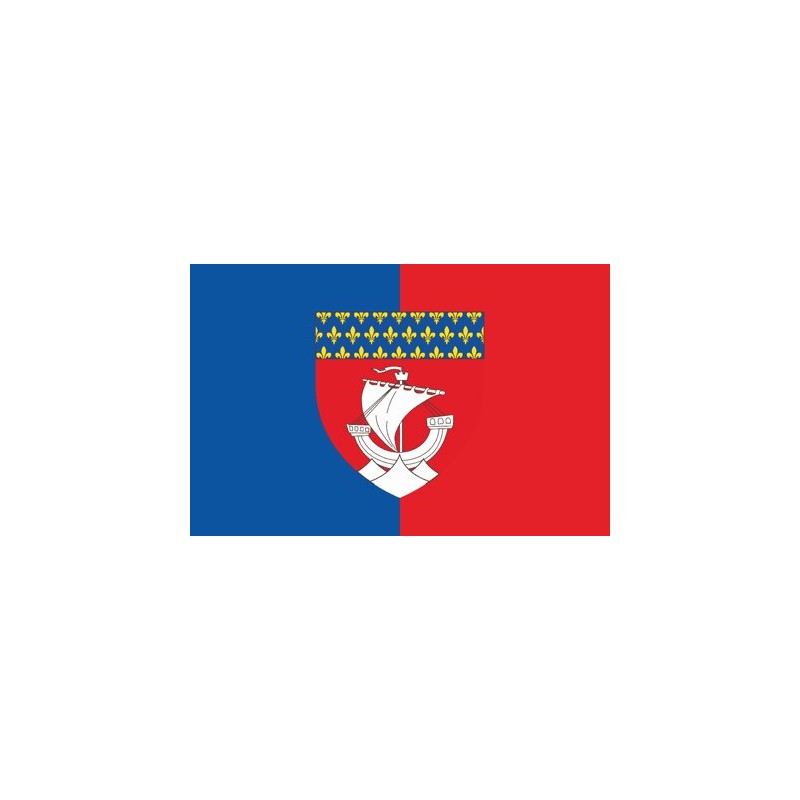 DRAPEAU VILLE DE PARIS EN TISSU 60 X 90 CM DRAPEAU VILLE DE PARIS EN TISSU 60 X 90 CM