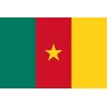 DRAPEAU CAMEROUN EN TISSUS 60 X 90 CM