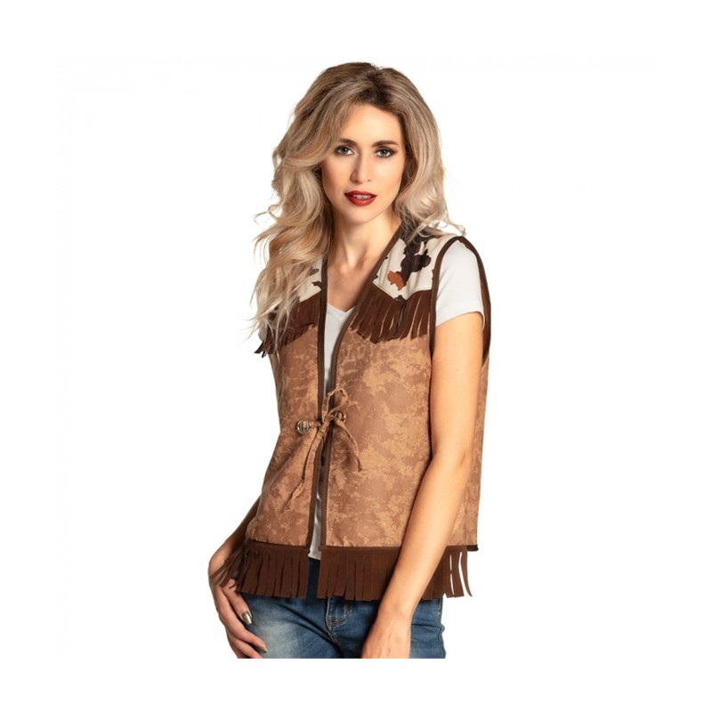 GILET DE COW BOY TACHE DE VACHE TAILLE M GILET DE COW BOY TACHE DE VACHE TAILLE M